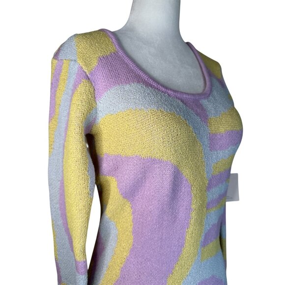 superdown Kia Low Back Dress in Multicolor Medium New Womens Knit Mini - Picture 7 of 10